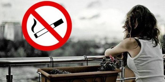 Запрет на курение на балконе
